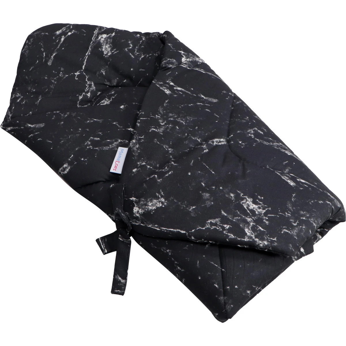 Mamaloes Marmer Zwart Wikkeldeken ML020703 4 Mamaloes Marmer Zwart Wikkeldeken ML020703 - Afbeelding 2