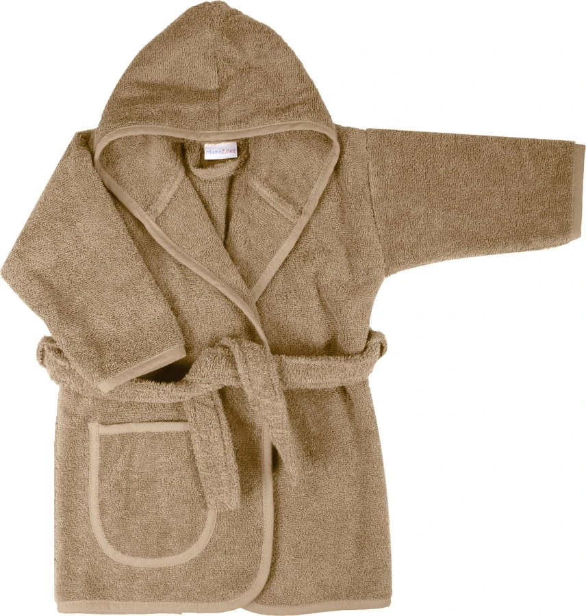 MamaLoes Badstof Nougat 1-2jr Badjas ML010302 3 MamaLoes Badstof Nougat 1-2jr Badjas ML010302