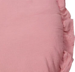 MamaLoes Soft Cotton Ruffle Licht Roze 90 Cm Rond Boxkleed ML020245 -Baby Producten Winkel mamaloes soft cotton ruffle licht roze 90 cm rond boxkleed ml020245 3