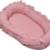 MamaLoes Soft Cotton Ruffle Licht Roze Babynest ML020113 -Baby Producten Winkel mamaloes soft cotton ruffle licht roze babynest ml020113 0