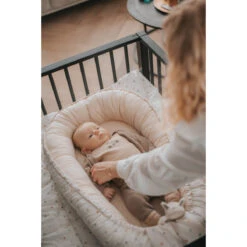 MamaLoes Paddenstoeltjes Omkeerbaar Babynest ML020108 -Baby Producten Winkel mamaloes stippen omkeerbaar babynest ml020107 11 3