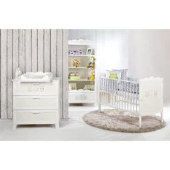 Ledikant Uil Wit 60x120 Cm -Baby Producten Winkel mamaloes uil wit babykamer 4 1
