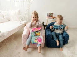 Albero Mio Velvet Roze Kinderfauteuil -Baby Producten Winkel mamaloes velvet roze kinderfauteuil 3