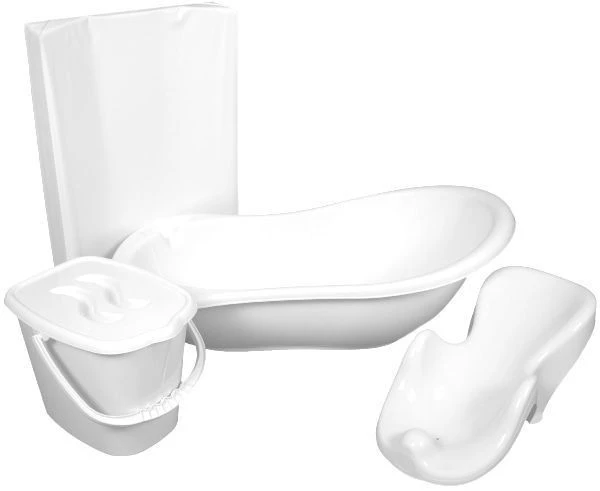 MamaLoes Wit Badset 3 MamaLoes Wit Badset