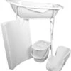 MamaLoes Wit Badset Incl. Witte Badstandaard -Baby Producten Winkel mamaloes wit badset incl. witte badstandaard 1