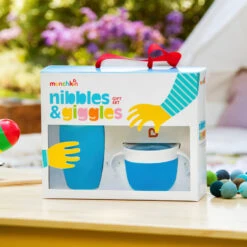 Munchkin Nibbles & Giggles Blue Gift Set 051877 13 Munchkin Nibbles & Giggles Blue Gift Set 051877 -Baby Producten Winkel munchkin nibbles giggles blue gift set 051877 3