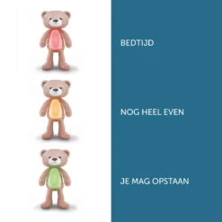 Zazu Brody De Beer Roze Slaaptrainer ZA-BRODY-03 -Baby Producten Winkel nl brody pink 3 phases lr