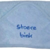Petit Villain Stoere Bink Lichtblauw Badcape -Baby Producten Winkel petit villain badcape blauw stoere bink