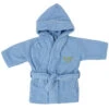 Petit Villain 'Prinsje' Maat 62/68 Blauw Badjas -Baby Producten Winkel petit villain prinsje blauw badjas 1