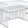 Amal II Piccolo Wit Babywieg Aan Bed Incl. Matras