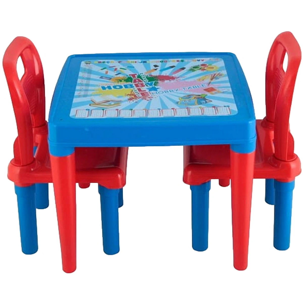 Pilsan Hobby Play Blauw Tafel Met Stoeltjes 03 414 3 Pilsan Hobby Play Blauw Tafel Met Stoeltjes 03 414