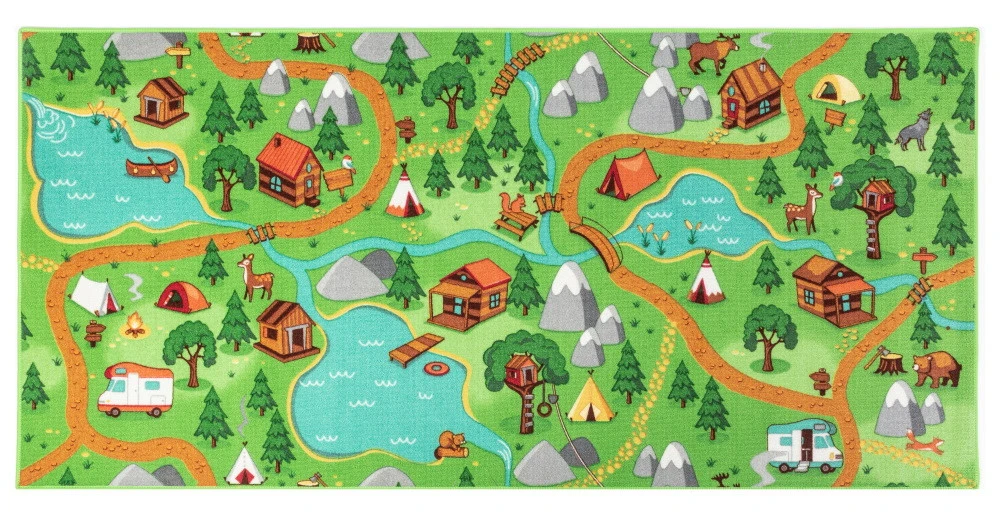 Rebel Roads Wild Life 95x200 Cm Speelmat RHIKWGA90095200T01 3 Rebel Roads Wild Life 95x200 Cm Speelmat RHIKWGA90095200T01