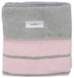 Zaffiro Grijs & Lichtroze Gestreept 75 X 100 Cm Wiegdeken 15120 -Baby Producten Winkel rozegrijzestrependeken 4