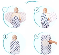 Sevibaby Blue Flower Jersey Inbakerdoek 118-170 -Baby Producten Winkel sevibaby blue flower jersey inbakerdoek 118 170 5