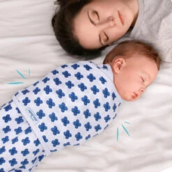 Sevibaby Blue Flower Jersey Inbakerdoek 118-170 -Baby Producten Winkel sevibaby blue flower jersey inbakerdoek 118 170 6