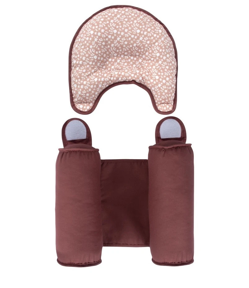 Sevibaby Pink Flowers Steunkussen Met Hoofdkussentje 33-153 4 Sevibaby Pink Flowers Steunkussen Met Hoofdkussentje 33-153 - Afbeelding 2