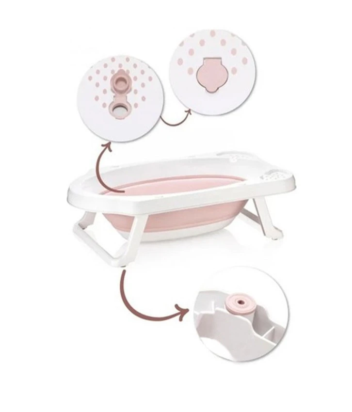 Sevibaby Roze Opvouwbaar Badje 365-2 4 Sevibaby Roze Opvouwbaar Badje 365-2 - Afbeelding 2