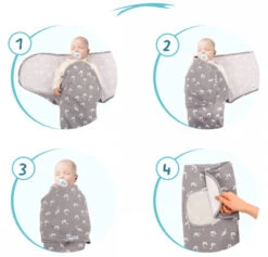 Sevibaby Swan Jersey Inbakerdoek 118-70 -Baby Producten Winkel sevibaby swan jersey inbakerdoek 118 70 6