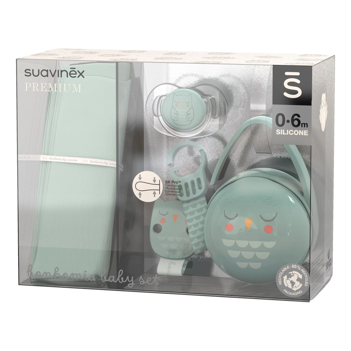 Suavinex Bonhomia Green Gift Set SXSBZ2080736 4 Suavinex Bonhomia Green Gift Set SXSBZ2080736 - Afbeelding 2