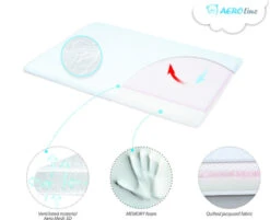 Babymatex AeroLine Slim Wit 40x26 Cm Hoofdkussentje TB0273_01 10 Babymatex AeroLine Slim Wit 40x26 Cm Hoofdkussentje TB0273_01 -Baby Producten Winkel tb0273 2