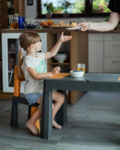 Tega Baby Teggi Graphite/Mustard Multifun 3-in-1 Tafel Met Twee Stoeltjes TI-011-172 -Baby Producten Winkel tega baby teggi graphite.mustard multifun 3 in 1 tafel 2