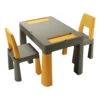 Tega Baby Teggi Graphite/Mustard Multifun 3-in-1 Tafel Met Twee Stoeltjes TI-011-172 -Baby Producten Winkel teggi graphite mustard set