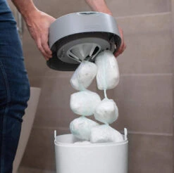 Tommee Tippee Twist & Click Cotton White Luieremmer 85100102 (eco) -Baby Producten Winkel tommee tippee twist click 2