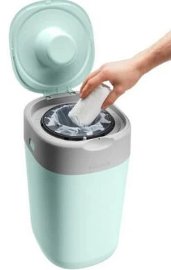 Tommee Tippee Twist & Click Tub Green Luieremmer 85102402 (eco) -Baby Producten Winkel tommee tippee twist click tub green luieremmer 85102501 2 1
