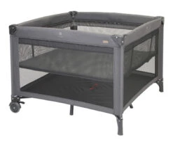 Topmark Parker Zwart Melange Inklapbare Box En Reisbed Incl. Bodemverhoger T7039.BLACK -Baby Producten Winkel topmark parker zwart melange inklapbare box 12