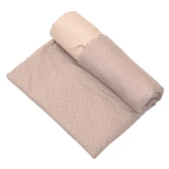 MamaLoes Amy Ajour Nougat 75x100cm Wiegdeken 84483 -Baby Producten Winkel wieg nougat