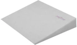 Zaffiro Grijs Velours Groot Hellend Vlak Kussen 60 X 37 X 7 Cm 20308