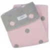 Zaffiro Grijs & Roze Gestipt 75 X 100 Cm Wiegdeken 15069 -Baby Producten Winkel zaffiro 100x150 deken grijs roze gestreept