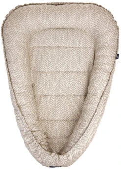 Zaffiro Beige Leaves Babynest 0978