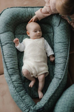 Zaffiro Beige Leaves Babynest 0978 -Baby Producten Winkel zaffiro beige leaves babynest 0978 1 1