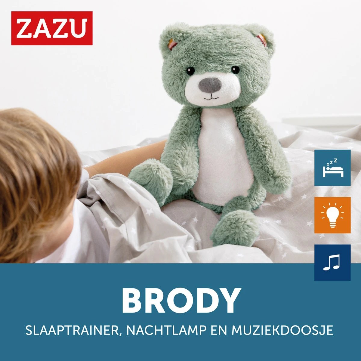 Zazu Brody De Beer Blauw Slaaptrainer ZA-BRODY-02 9 Zazu Brody De Beer Blauw Slaaptrainer ZA-BRODY-02 - Afbeelding 7