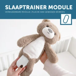 Zazu Brody De Beer Taupe Slaaptrainer ZA-BRODY-01 -Baby Producten Winkel zazu brody de beer taupe slaaptrainer sfeer 2