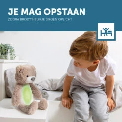 Zazu Brody De Beer Taupe Slaaptrainer ZA-BRODY-01 -Baby Producten Winkel zazu brody de beer taupe slaaptrainer sfeer 6